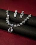 Elegant American Diamond Necklace Set for Women
