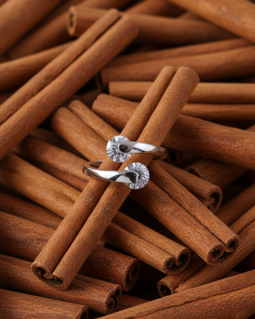 Crystal Halo Heritage Ring