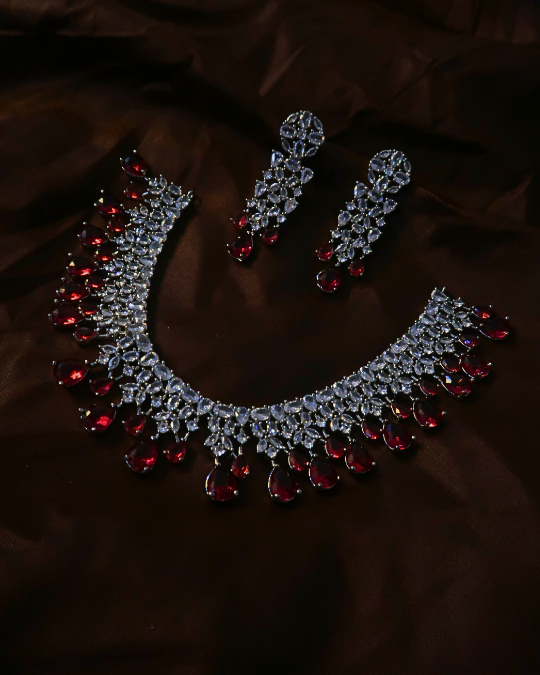 Party Ready American Diamond Necklace