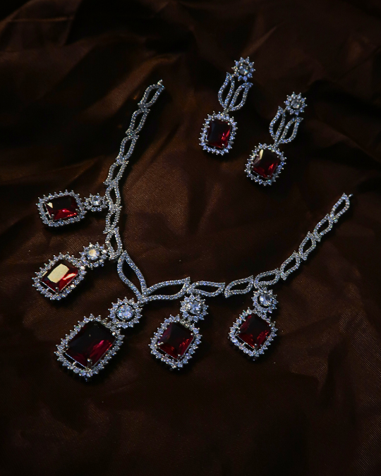 Elegant Wedding Necklace Set for Brides