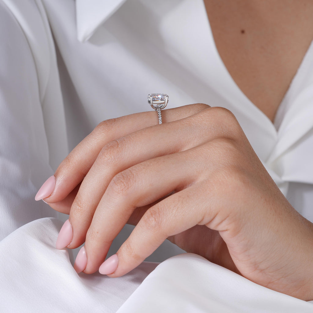 Silver Halo Enchantment Ring