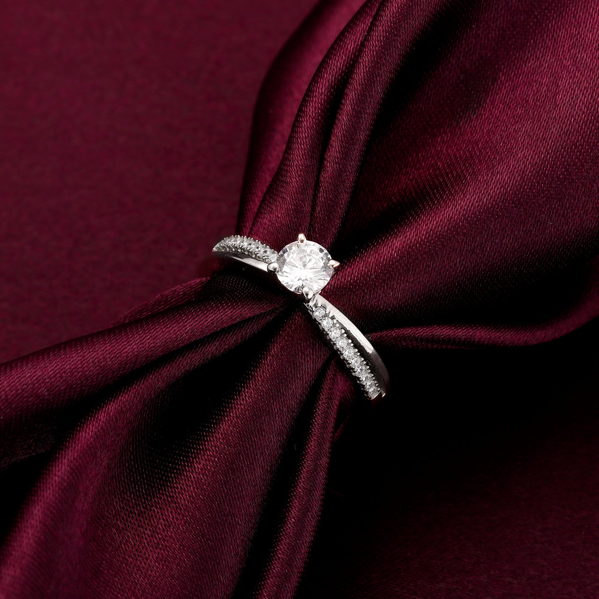 Midnight Eclipse Diamond Ring