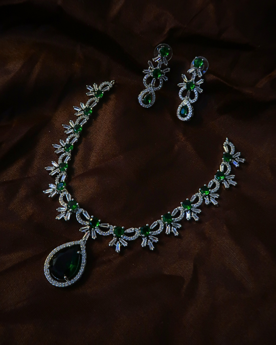 Luxury American Diamond Necklace for Wedding