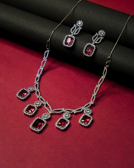 Elegant Wedding Necklace Set for Brides