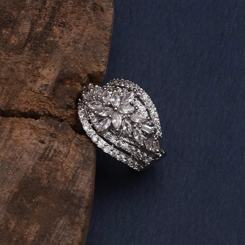 American Evergreen Halo Engagement Ring