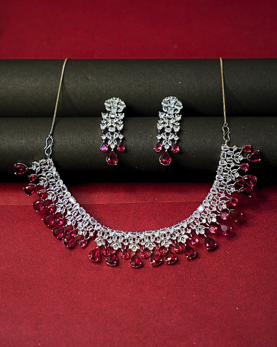 Party Ready American Diamond Necklace