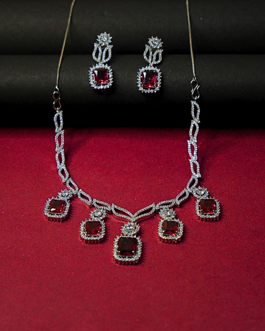 Elegant Wedding Necklace Set for Brides