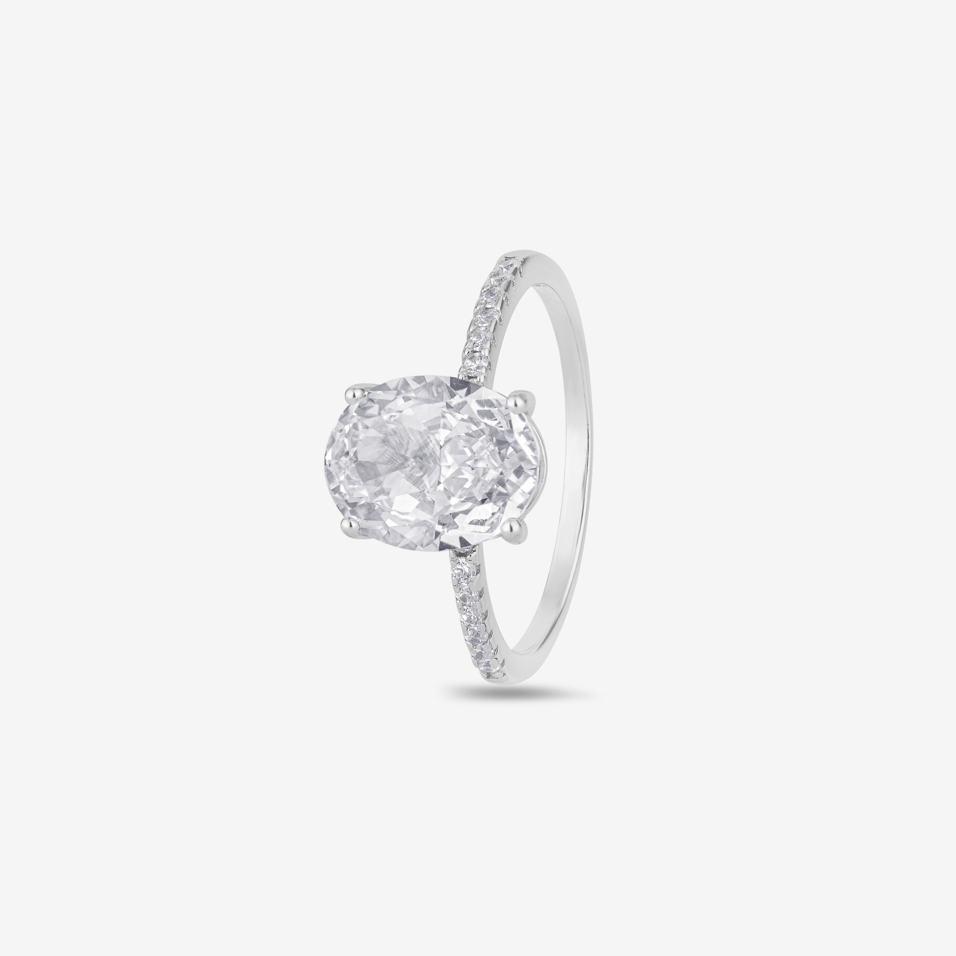 Silver Halo Enchantment Ring