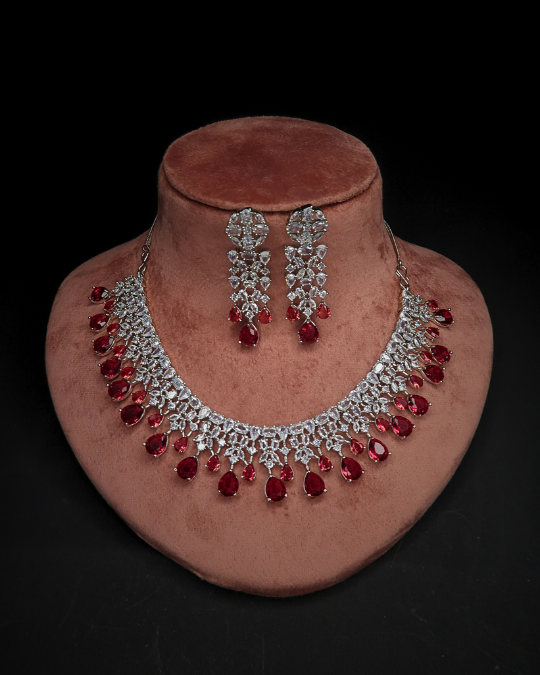 Party Ready American Diamond Necklace