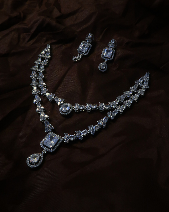 Gorgeous American Diamond Necklace for Special Occasions