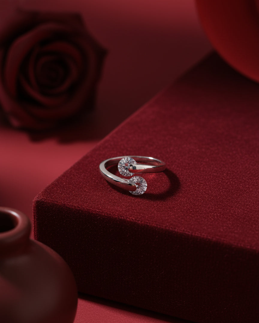 Crystal Halo Heritage Ring