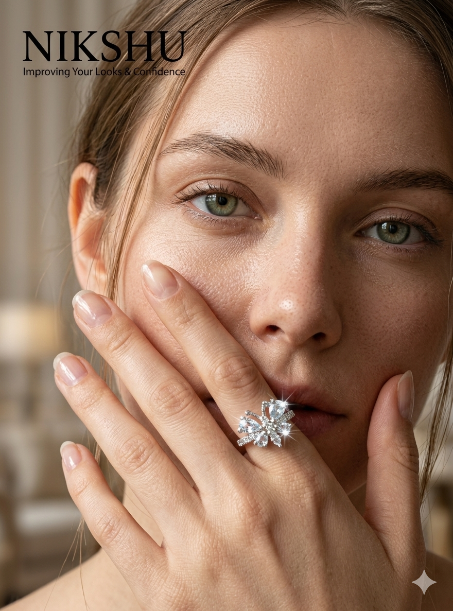 Butterfly Halo Ring