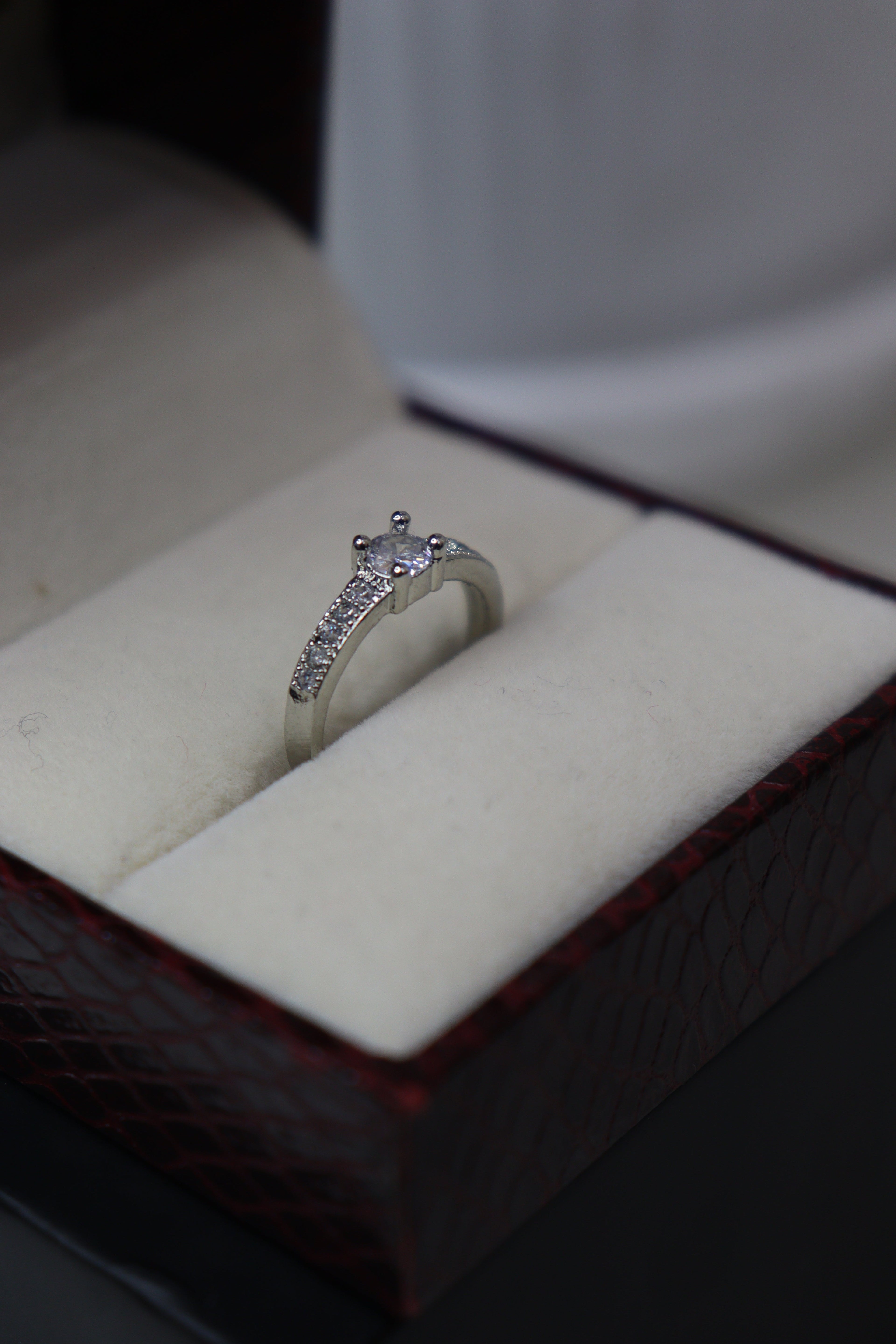 Diamond Whisper Halo Ring