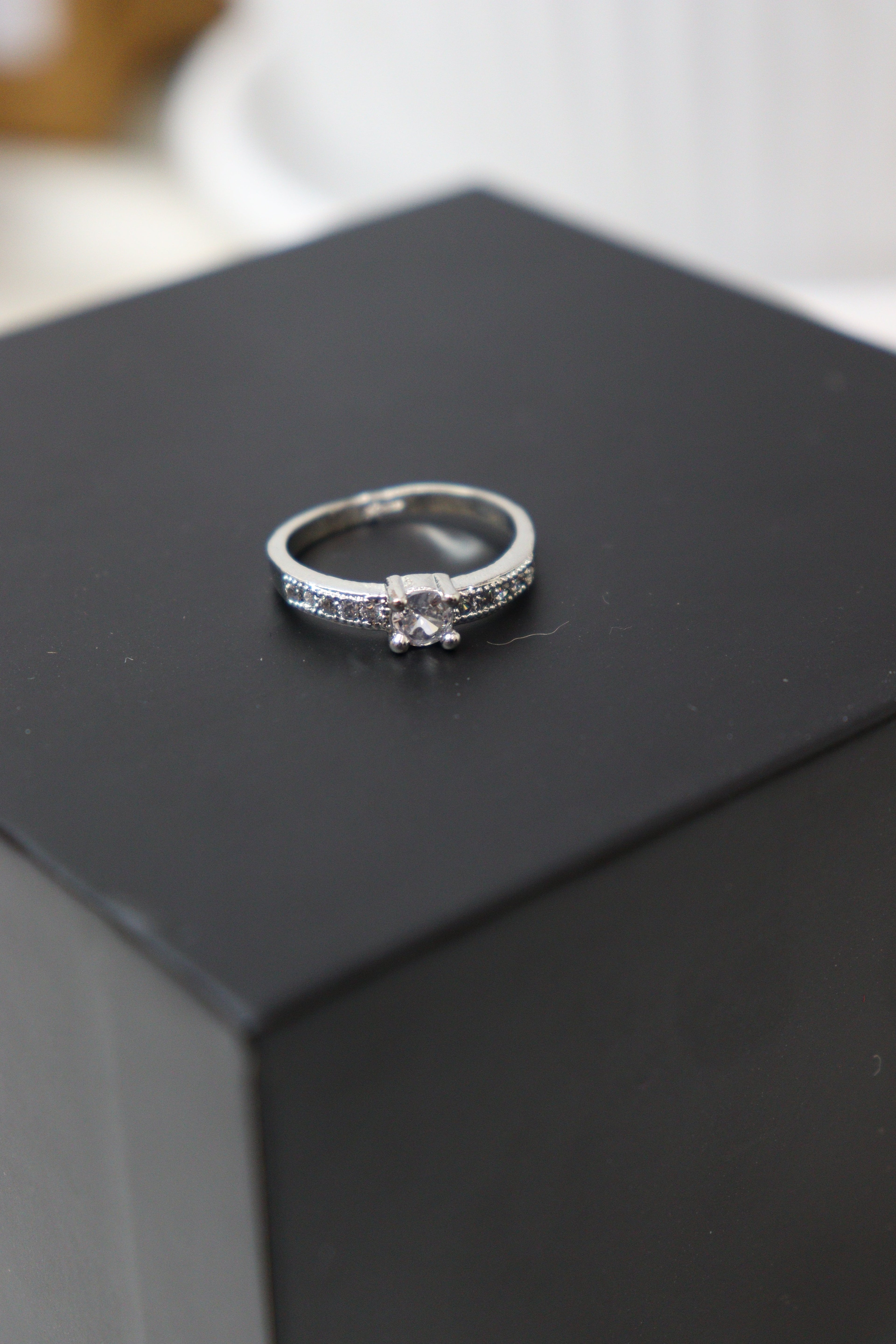 Diamond Whisper Halo Ring