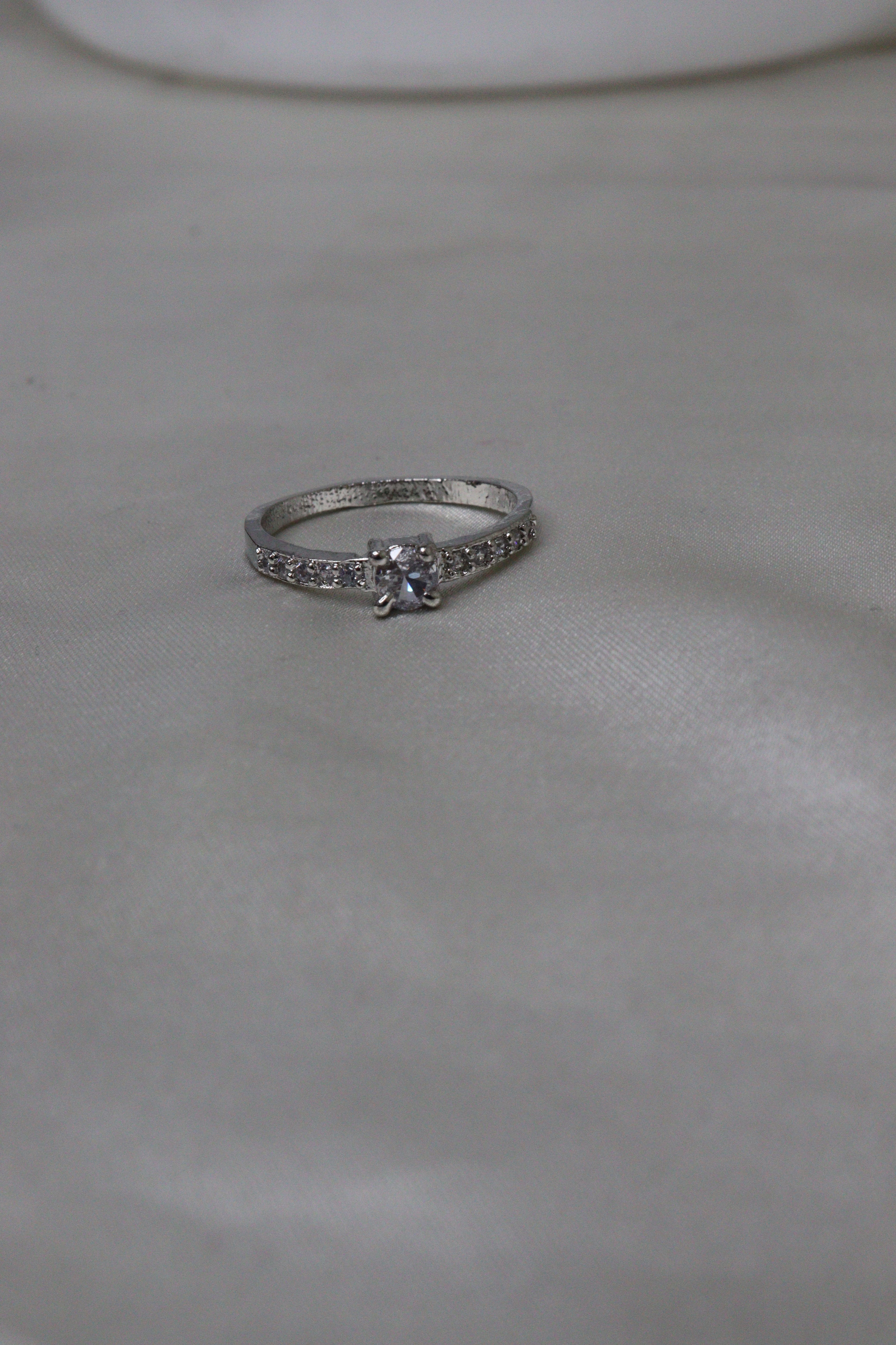 Diamond Whisper Halo Ring