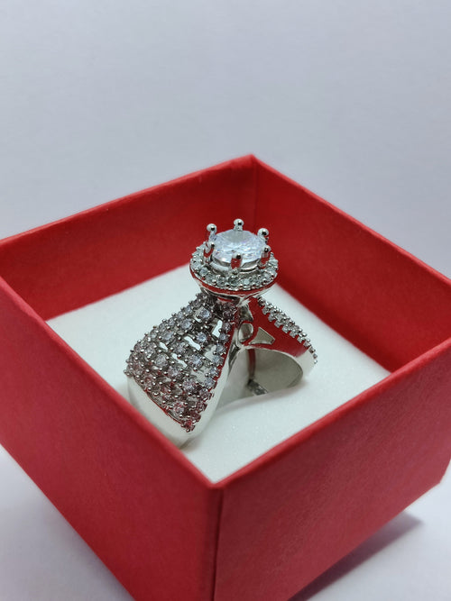 American Diamond Eternity Promise Ring