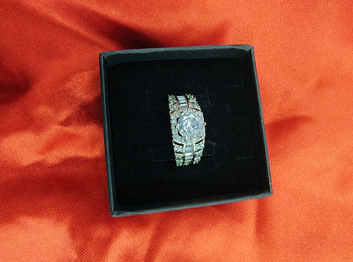 Celestial Promise Halo Ring