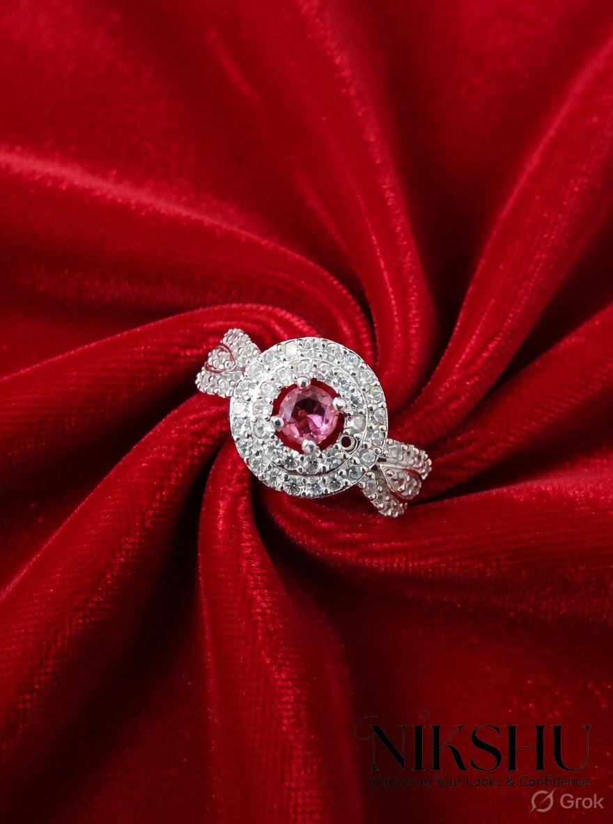 Aurora Square Diamond Ring