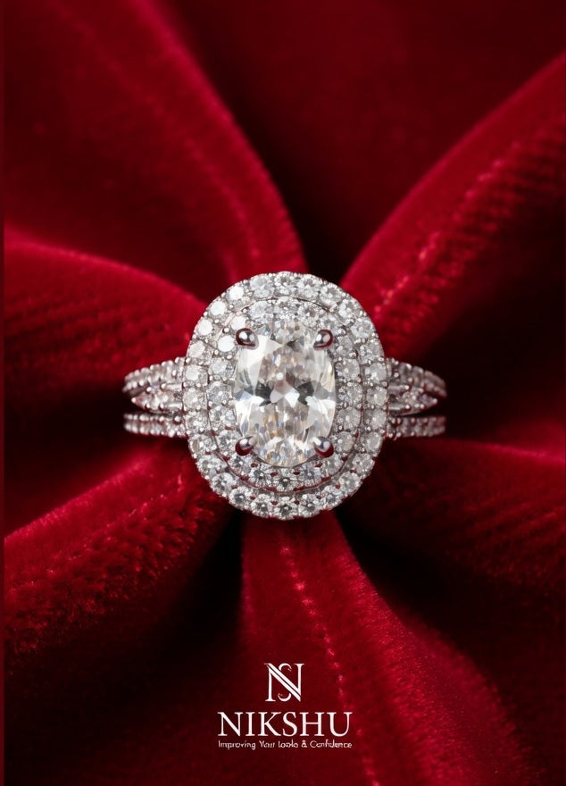 Eclipse Halo Promise Ring