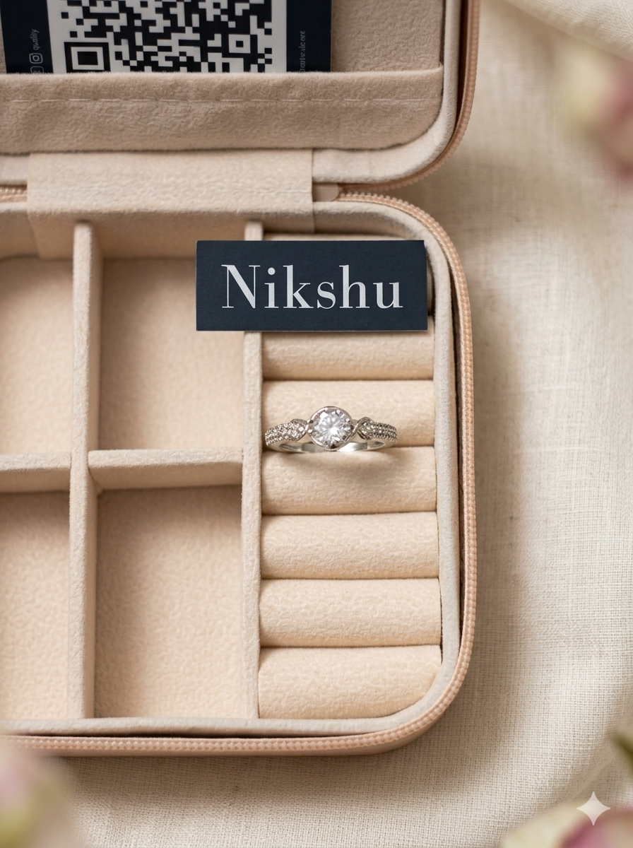 Nikshu Radiant Brilliance Collection: Luxury Diamond Engagement Ring