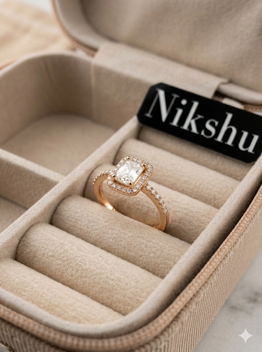Luxe Prism Halo Ring