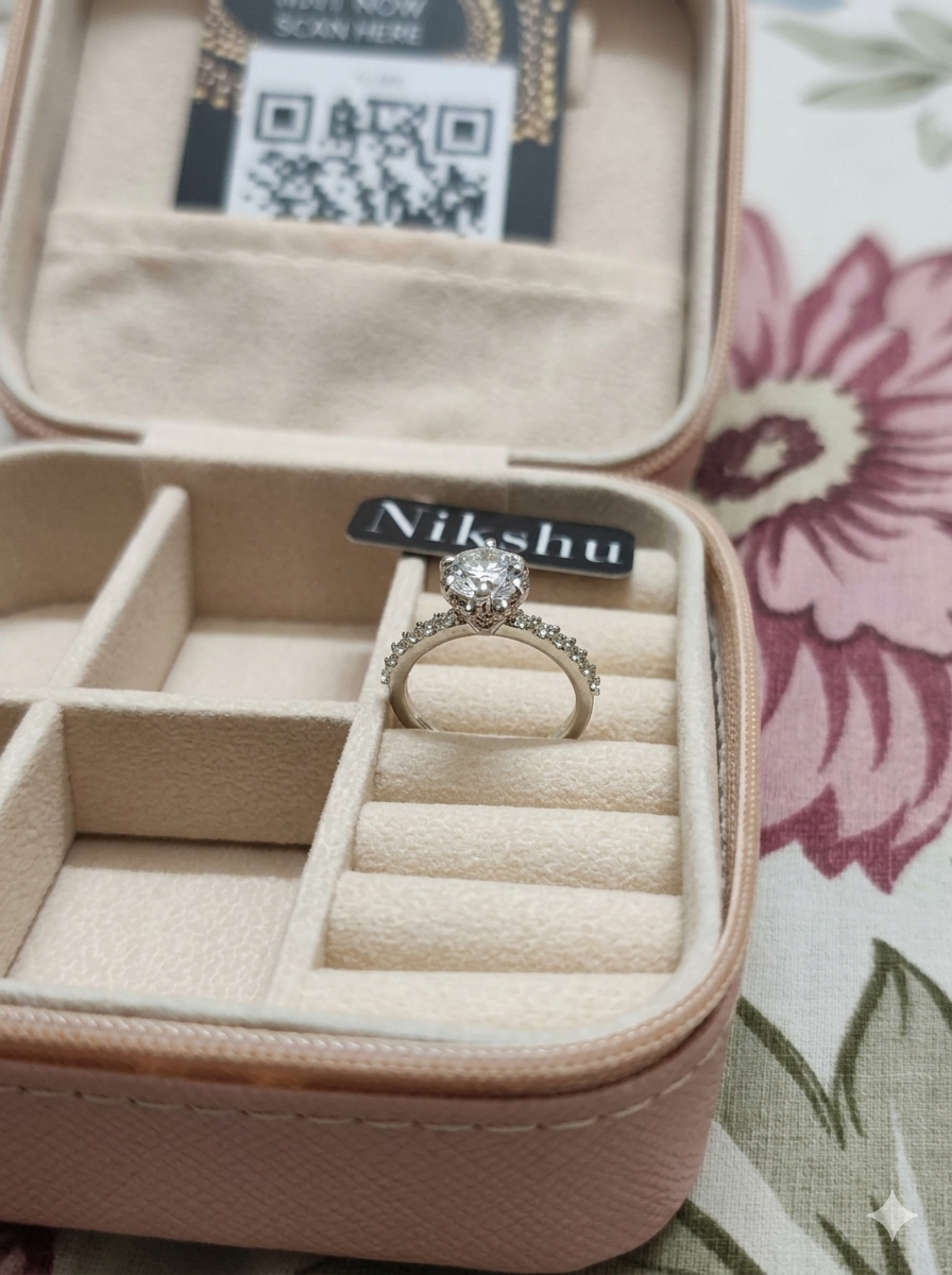 Timeless Round Brilliant Cut Solitaire Ring - Nikshu Fine Jewelry