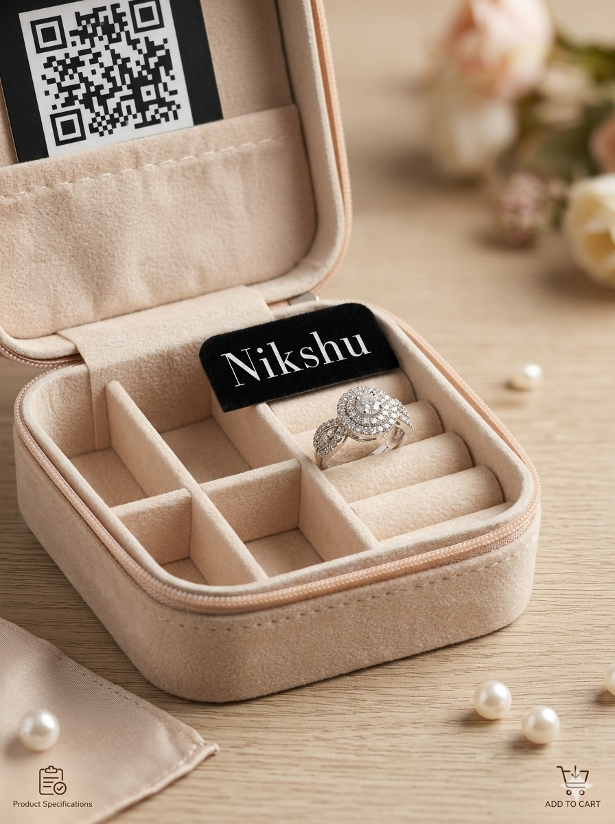 Aurora Square Diamond Ring