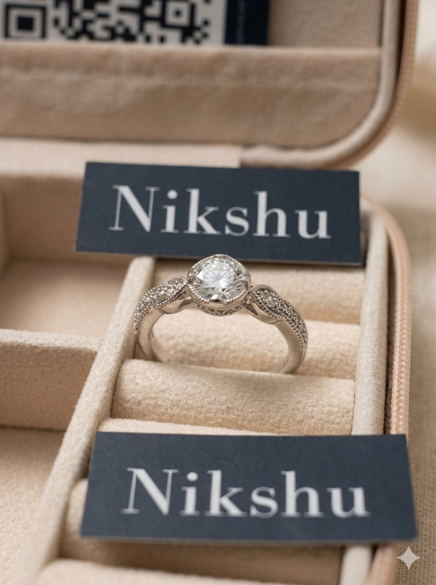 Nikshu Radiant Brilliance Collection: Luxury Diamond Engagement Ring